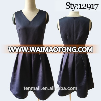 OEM Elegant navy plus size women's clothing wholesale manufacturer made in China