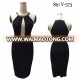 Exquisite black jersey big size women bodycon dress day to night dresses wholesale clothing online shopping